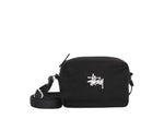 Load image into Gallery viewer, Stussy Canvas Side Pouch Black
