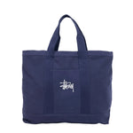 Load image into Gallery viewer, Stussy Canvas Extra Large Tote Bag Navy
