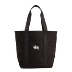 Load image into Gallery viewer, Stussy Canvas Market Tote Bag Black
