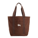 Load image into Gallery viewer, Stussy Canvas Market Tote Bag Brown
