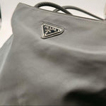Load image into Gallery viewer, Prada Tessuto Nylon Tote Bag Grey (Pre-owned) QXJGDHD
