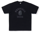 Load image into Gallery viewer, BAPE x Neighborhood Tee Black
