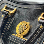 Load image into Gallery viewer, Gucci Leather Aviatrix Boston Bag Black (Pre-owned) T3YM67D
