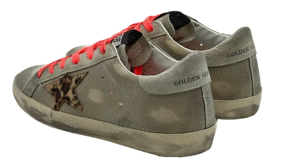 Golden Goose Super-Star Light Gold Beige Brown Leo Ice (Women's)