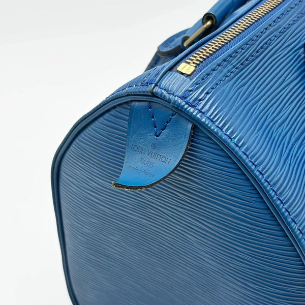 Louis Vuitton Toledo Blue Epi Leather Speedy 25 Bag (Pre-owned) 7WTHC4X
