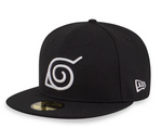 Load image into Gallery viewer, Naruto Konoha Hidden Leaf Village New Era 59Fifty Fitted Cap
