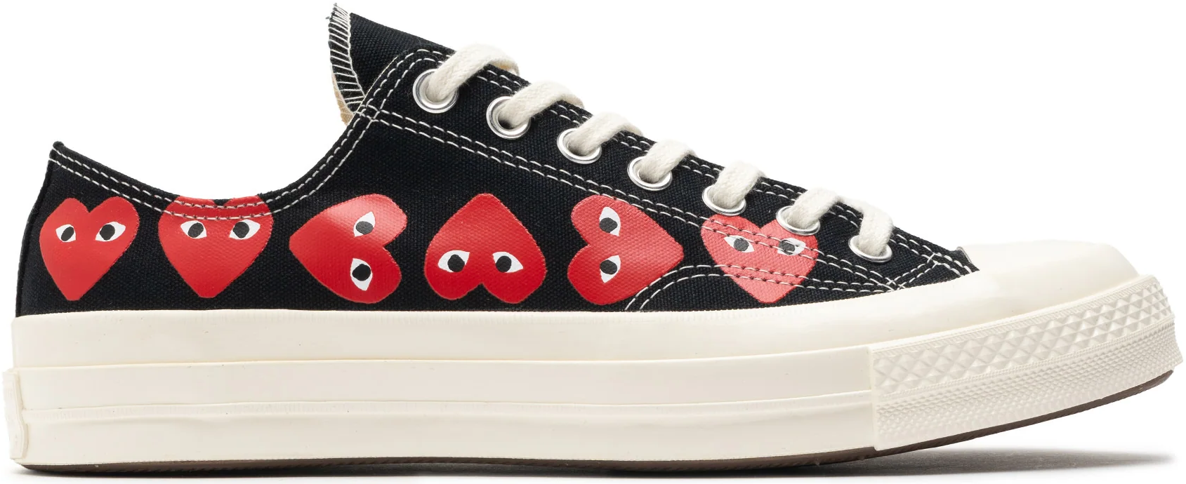 Converse Chuck Taylor All Star 70 Ox Comme des Garcons Play Multi-Heart Black Red