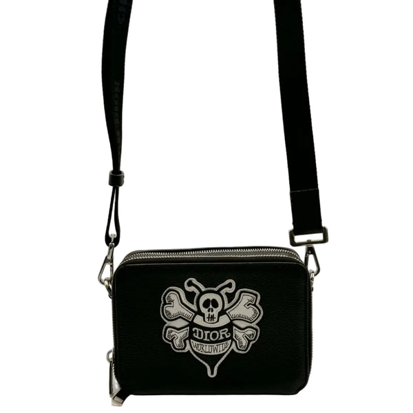 Dior x Shawn Stussy Crossbody Pouch Black (Like new) B4XB9C7