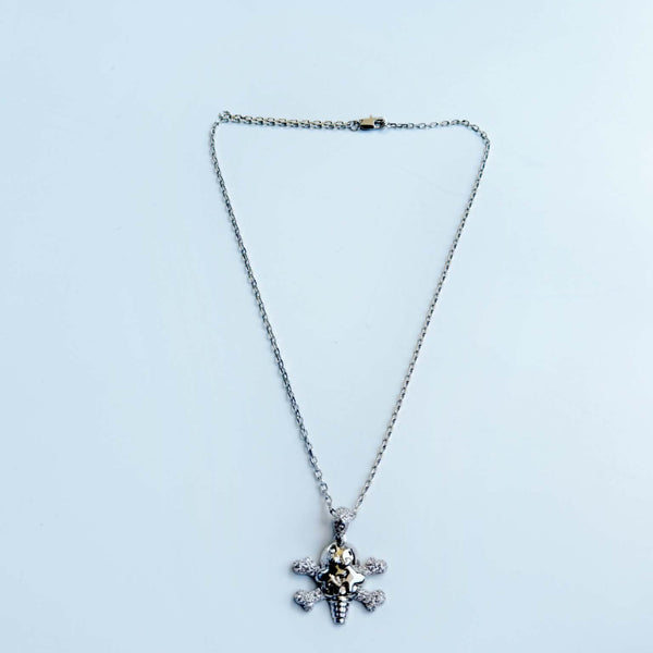 BBC Ice cream x Aporro Iced-out Ice cream Skull Pendant