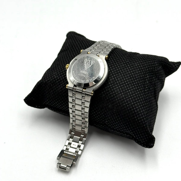 Gucci 9000L Two-tone Silver Dial Quartz (Pre-owned)