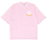 Load image into Gallery viewer, AAPE Moonface relaxed graphic tee Pale Pink
