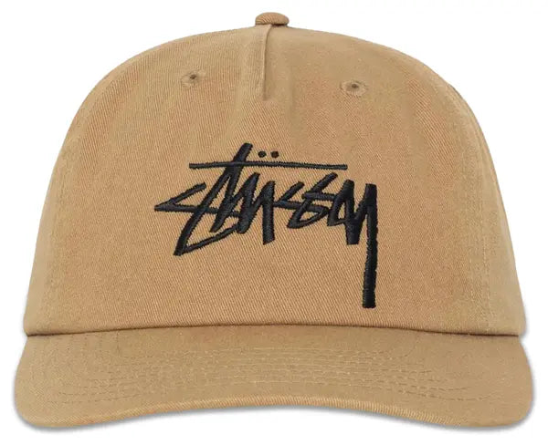 Stussy Mid-Depth Big Stock Snapback 'Tobacco'