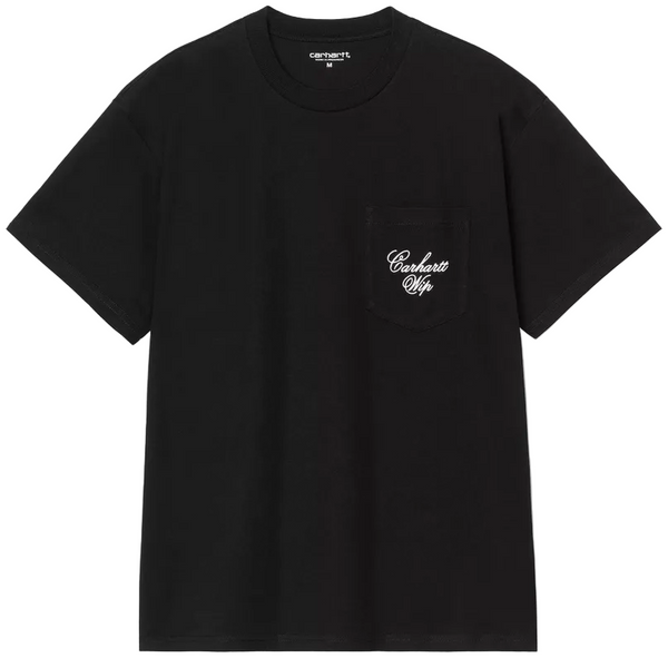Carhartt WIP S/S Longhand Pocket T-Shirt Black/White