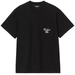 Load image into Gallery viewer, Carhartt WIP S/S Longhand Pocket T-Shirt Black/White
