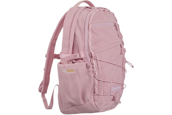 Supreme Logo Backpack (SS25) Light Pink