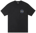 Load image into Gallery viewer, Stussy Cross Dot Tee Pigment Dyed Black
