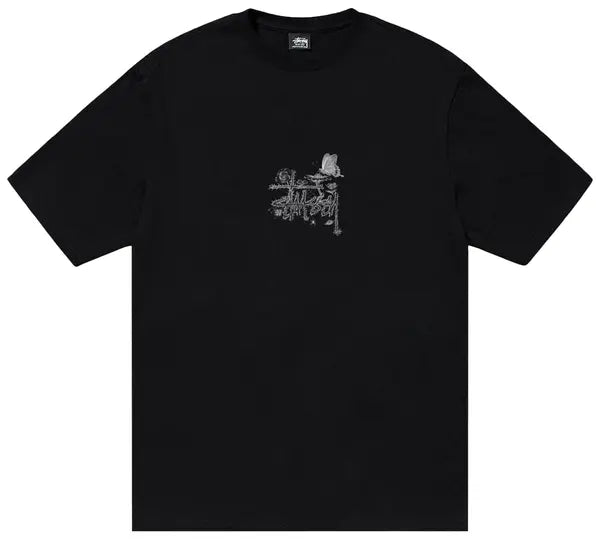 Stussy In Bloom Tee Black