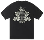 Load image into Gallery viewer, Stussy Double Dragon Tee Pigment Dyed 'Black'
