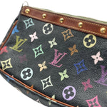 Load image into Gallery viewer, Louis Vuitton x Takashi Murakami Multicolor Monogram Pochette Bag (Pre-owned) 8TKRRGY
