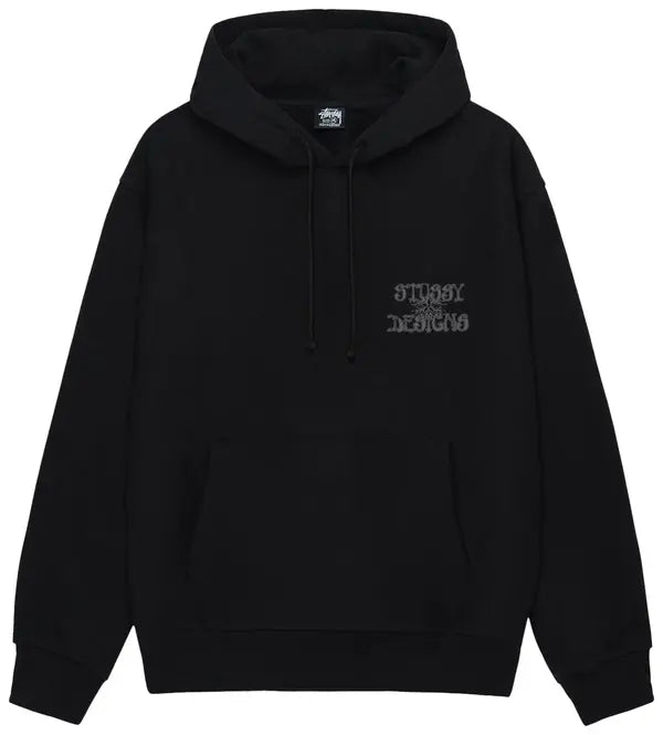 Stussy Wes Palms Hoodie 'Black'