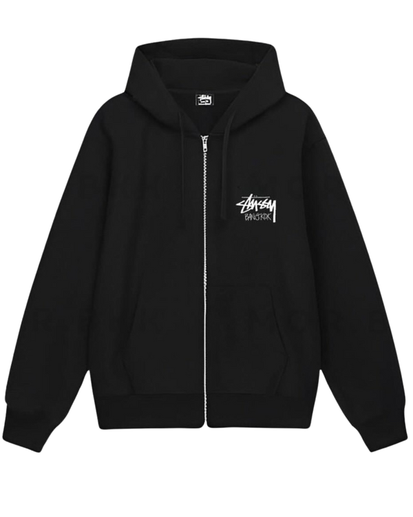 Stussy Stock Bangkok Zip Hood Black