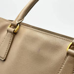 Load image into Gallery viewer, Prada Beige Galleria Saffiano Leather Bag (Pre-owned) 3RYD2WB
