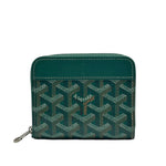 Load image into Gallery viewer, Goyardine Matignon PM Wallet Green (Like new) XKCHYY3
