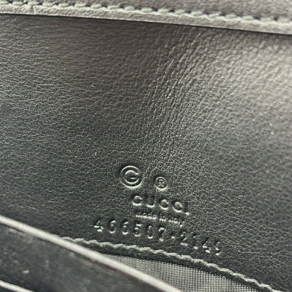 Gucci Black Micro Guccissima Leather Flap Crossbody Bag (Like new) 8JQCVMX