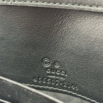 Load image into Gallery viewer, Gucci Black Micro Guccissima Leather Flap Crossbody Bag (Like new) 8JQCVMX
