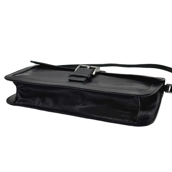 Prada Enameled Metal Tiangle Shoulder Bag (Pre-owned) M68H42K