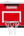 Supreme Spalding Mini Basketball Hoop Red