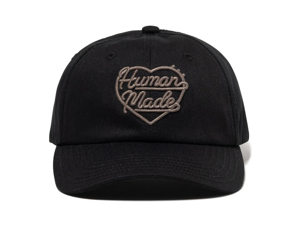 Human made 6Panel Twill Cap Black Grey