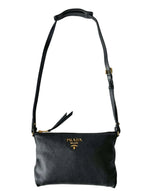 Load image into Gallery viewer, Prada Vitello Daino Crossbody Bag Black (Like new) 2BJXR4B
