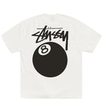 Load image into Gallery viewer, Stussy 8 Ball Pigment Dyed Tee White
