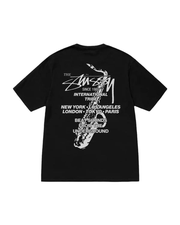Stüssy Beat Sounds Pigment Dyed Tee Black