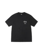 Load image into Gallery viewer, Stussy Men's Classic Gear Pigment Dyed T-Shirt Black
