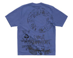 Load image into Gallery viewer, Stussy Skulls Pig. Dyed Tee Indigo
