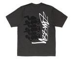 Load image into Gallery viewer, Stussy Skate Stack Pig. Dyed Tee Faded Black
