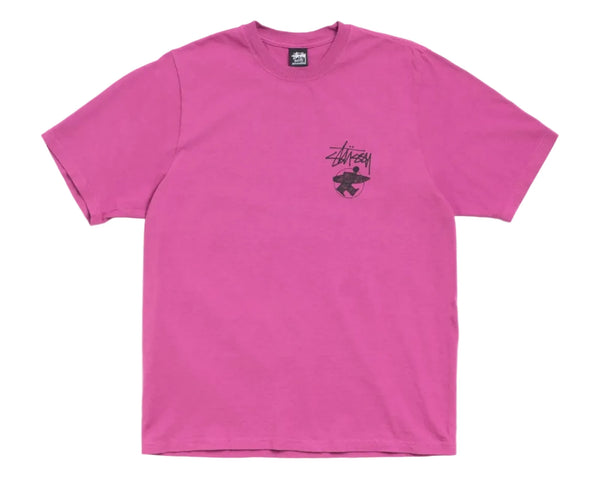 Stussy Long Haul Pig. Dyed Tee Berry