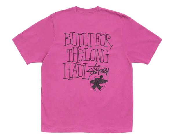 Stussy Long Haul Pig. Dyed Tee Berry
