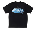 Load image into Gallery viewer, Stussy Wave Oval Tee Black
