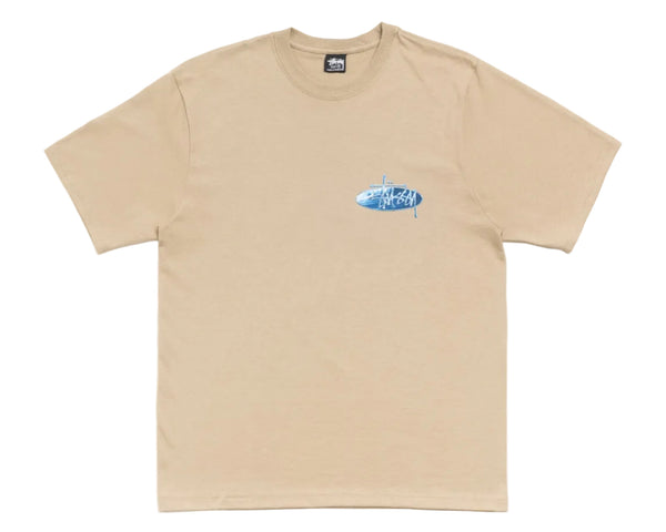 Stussy Wave Oval Tee Khaki