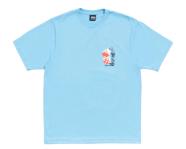 Stussy Tall Dice Tee Sky Blue