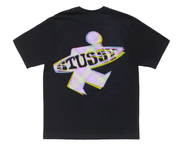 Stussy Dot Surf Puff Print Tee Black