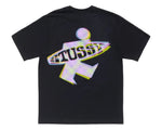 Load image into Gallery viewer, Stussy Dot Surf Puff Print Tee Black
