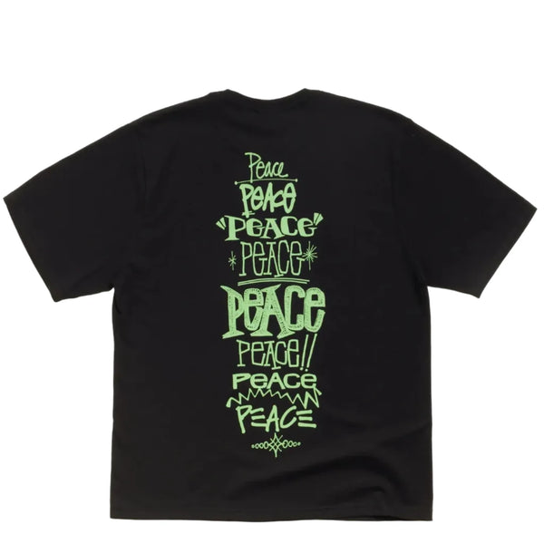 Stussy Peace Increased Tee Black