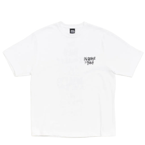 Stussy Peace Increased Tee White