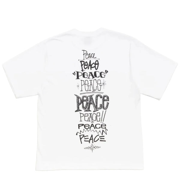 Stussy Peace Increased Tee White