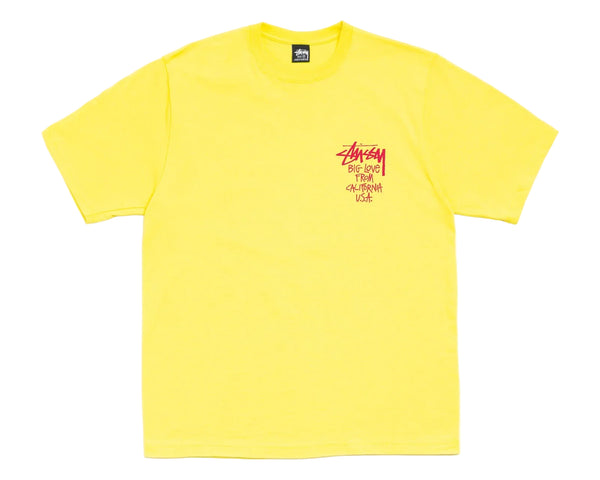 Stussy Big Love Tee Lemon