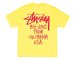 Load image into Gallery viewer, Stussy Big Love Tee Lemon
